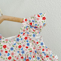 Load image into Gallery viewer, Baby Kid Girls Solid Color Flower Lace Print Tops Wholesale 220328349
