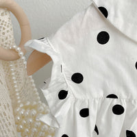 Load image into Gallery viewer, Baby Kid Girls Polka dots Print Tops Wholesale 220328403
