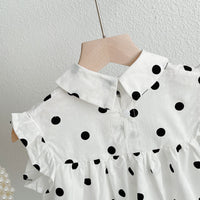 Load image into Gallery viewer, Baby Kid Girls Polka dots Print Tops Wholesale 220328403

