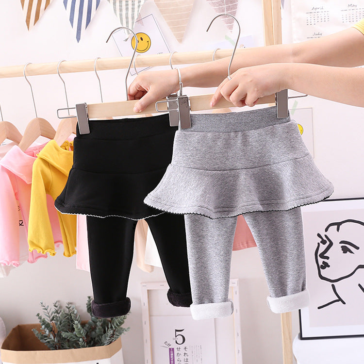 Baby Kid Girls Solid Color Pants Leggings Wholesale 22032845