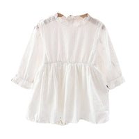 Load image into Gallery viewer, Baby Kid Girls Solid Color Lace Dresses Wholesale 22032850
