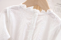 Load image into Gallery viewer, Baby Kid Girls Solid Color Lace Dresses Wholesale 22032850
