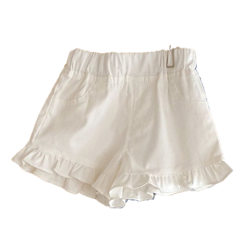 Baby Kid Girls Solid Color Shorts Jeans Wholesale 220328536