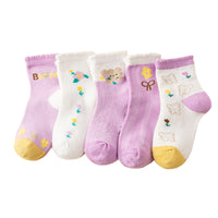 Load image into Gallery viewer, Baby Kid Unisex Flower Animals Cartoon Print Accessories Socks Wholesale 22032861
