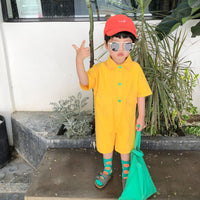 Load image into Gallery viewer, Baby Kid Unisex Solid Color Jumpsuits Wholesale 22032879
