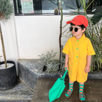 Load image into Gallery viewer, Baby Kid Unisex Solid Color Jumpsuits Wholesale 22032879
