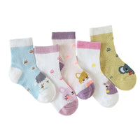 Load image into Gallery viewer, Baby Kid Unisex Striped Letters Cartoon Print Accessories Socks Wholesale 22032894
