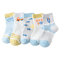 Load image into Gallery viewer, Baby Kid Unisex Striped Letters Cartoon Print Accessories Socks Wholesale 22032894
