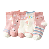 Load image into Gallery viewer, Baby Kid Unisex Striped Letters Cartoon Print Accessories Socks Wholesale 22032894
