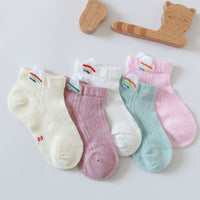 Load image into Gallery viewer, Baby Kid Unisex Striped Letters Cartoon Print Accessories Socks Wholesale 22032894
