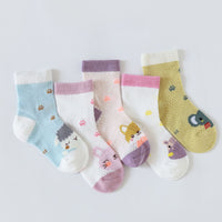 Load image into Gallery viewer, Baby Kid Unisex Striped Letters Cartoon Print Accessories Socks Wholesale 22032894
