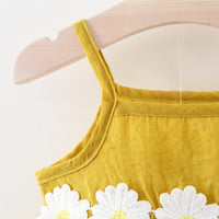 Load image into Gallery viewer, 2 Pieces Set Baby Girls Flower Tank Tops And Solid Color Shorts Wholesale 22033003
