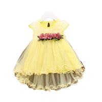 Load image into Gallery viewer, Baby Girls Flower Print Dresses Wholesale 22033005
