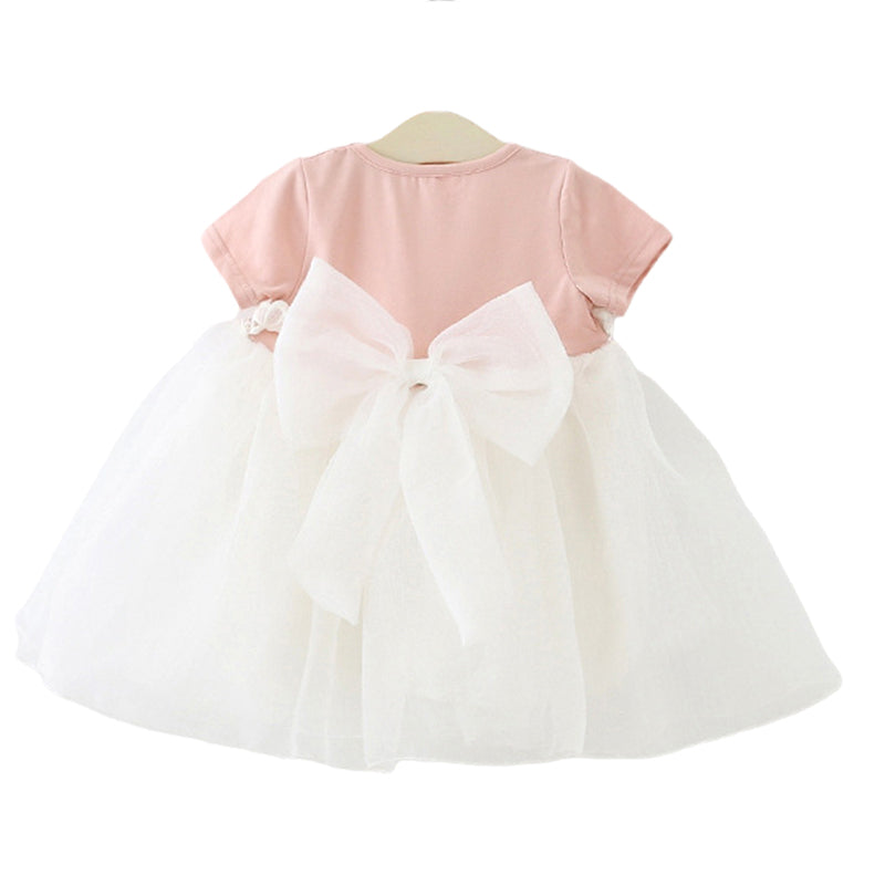 Baby Girls Bow Dresses Wholesale 22033007