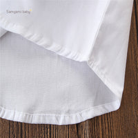 Load image into Gallery viewer, 3 Pieces Set Baby Kid Boys Solid Color Vests Waistcoats Bow Shirts And Trousers Wholesale 22033010
