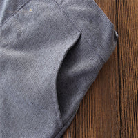 Load image into Gallery viewer, 3 Pieces Set Baby Kid Boys Solid Color Vests Waistcoats Bow Shirts And Trousers Wholesale 22033010
