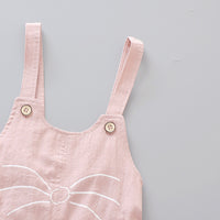 Load image into Gallery viewer, 2 Pieces Set Baby Kid Girls Cartoon Print T-Shirts And Jumpsuits Wholesale 220330116
