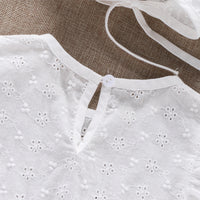 Load image into Gallery viewer, Baby Girls Solid Color Flower Lace Rompers Wholesale 220330117
