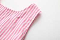 Load image into Gallery viewer, 2 Pieces Set Baby Kid Girls Striped Tank Tops And Shorts Wholesale 22033012
