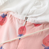 Load image into Gallery viewer, Baby Kid Girls Fruit Cartoon Print Dresses And Bag Wholesale 220330121
