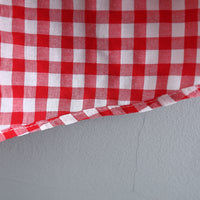 Load image into Gallery viewer, Baby Kid Girls Checked Bow Dresses And Hats Wholesale 220330123
