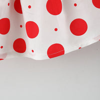 Load image into Gallery viewer, Baby Kid Girls Polka dots Bow Dresses And Hats Wholesale 220330128

