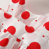 Load image into Gallery viewer, Baby Kid Girls Polka dots Bow Dresses And Hats Wholesale 220330128
