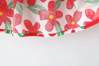 Load image into Gallery viewer, Baby Kid Girls Flower Cartoon Bow Print Dresses Wholesale 220330137
