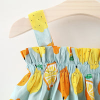 Load image into Gallery viewer, 2 Pieces Set Baby Kid Girls Fruit Tank Tops And Shorts Wholesale 22033014
