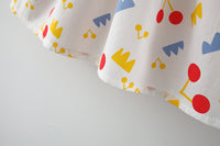 Load image into Gallery viewer, Baby Kid Girls Flower Polka dots Cartoon Print Dresses And Hats Wholesale 220330140
