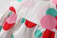 Load image into Gallery viewer, Baby Kid Girls Polka dots Bow Print Dresses And Hats Wholesale 220330143
