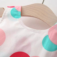 Load image into Gallery viewer, Baby Girls Fruit Polka dots Print Dresses Accessories Hats Wholesale 220330154
