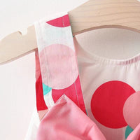 Load image into Gallery viewer, Baby Girls Fruit Polka dots Print Dresses Accessories Hats Wholesale 220330154
