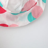 Load image into Gallery viewer, Baby Girls Fruit Polka dots Print Dresses Accessories Hats Wholesale 220330154
