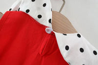 Load image into Gallery viewer, Baby Girls Polka dots Bow Print Dresses And Bag Wholesale 220330159

