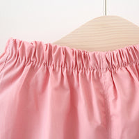 Load image into Gallery viewer, 2 Pieces Set Baby Kid Girls Bow Dresses And Solid Color Shorts Wholesale 22033016
