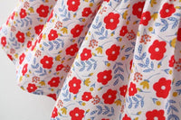 Load image into Gallery viewer, Baby Girls Flower Bow Print Dresses Wholesale 220330164
