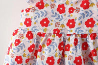 Load image into Gallery viewer, Baby Girls Flower Bow Print Dresses Wholesale 220330164
