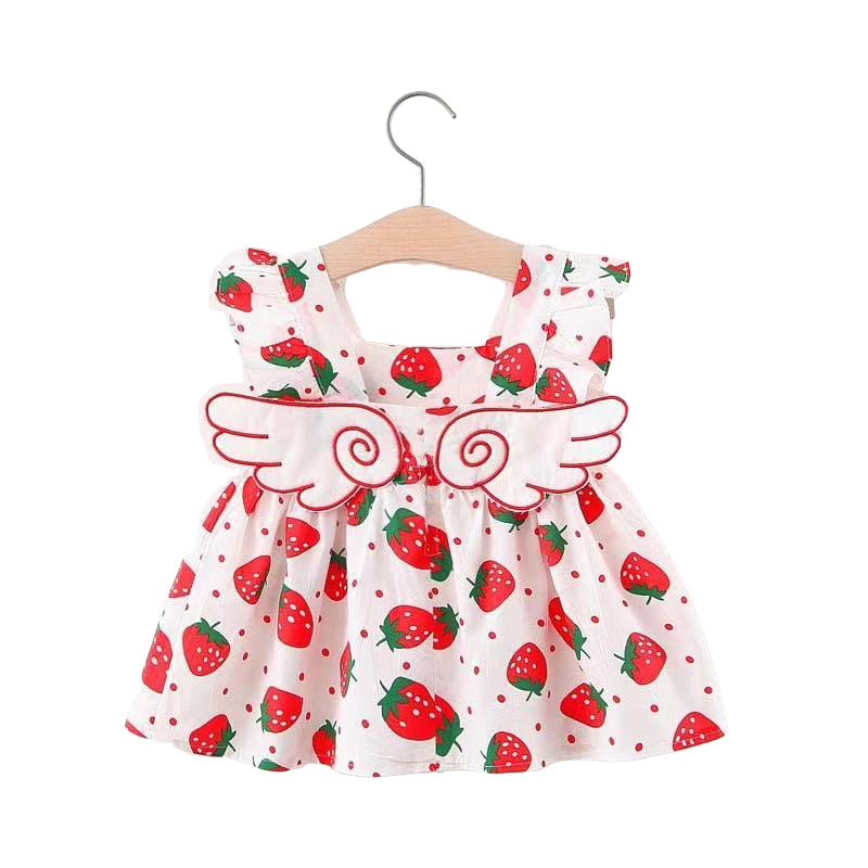 Baby Girls Fruit Dresses Wholesale 220330169