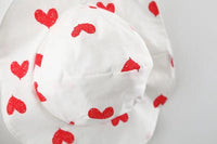 Load image into Gallery viewer, 2 Pieces Set Baby Girls Fruit Love heart Hats And Dresses Wholesale 220330172
