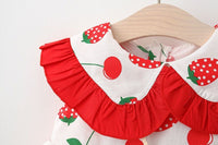 Load image into Gallery viewer, Baby Girls Fruit Dresses Wholesale 220330177
