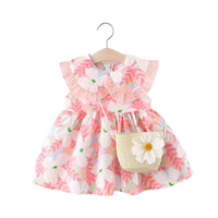 Load image into Gallery viewer, Baby Girls Flower Dresses Wholesale 220330182

