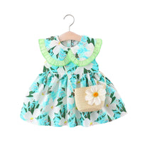 Load image into Gallery viewer, Baby Girls Flower Dresses Wholesale 220330182

