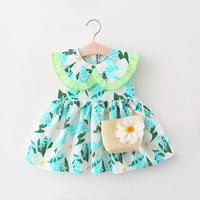Load image into Gallery viewer, Baby Girls Flower Dresses Wholesale 220330182
