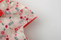 Load image into Gallery viewer, Baby Girls Flower Checked Print Dresses Wholesale 220330186
