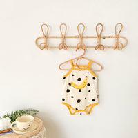 Load image into Gallery viewer, Baby Unisex Striped Letters Fruit Expression Print Rompers Wholesale 220330206
