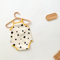 Load image into Gallery viewer, Baby Unisex Striped Letters Fruit Expression Print Rompers Wholesale 220330206
