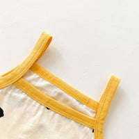 Load image into Gallery viewer, Baby Unisex Striped Letters Fruit Expression Print Rompers Wholesale 220330206
