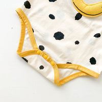 Load image into Gallery viewer, Baby Unisex Striped Letters Fruit Expression Print Rompers Wholesale 220330206

