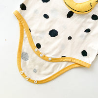 Load image into Gallery viewer, Baby Unisex Striped Letters Fruit Expression Print Rompers Wholesale 220330206
